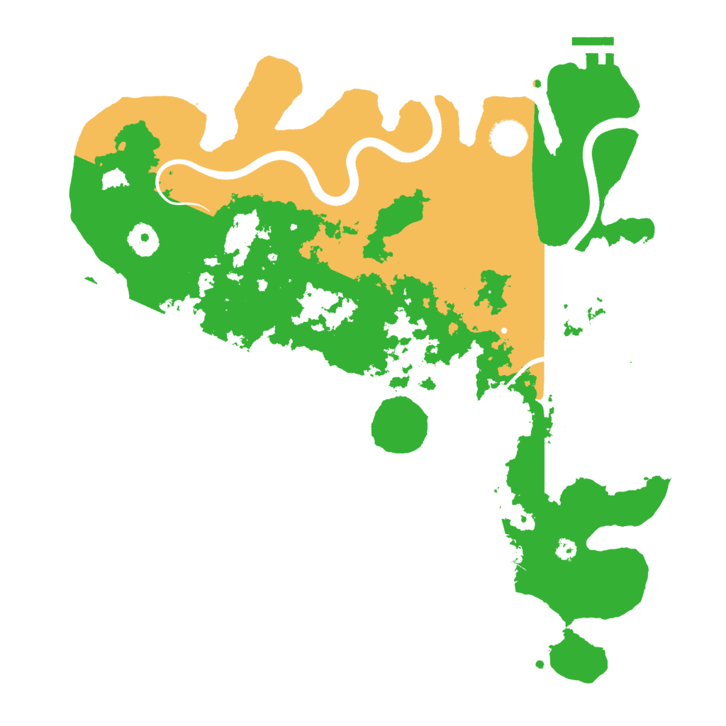 Biome Rust Map: Procedural Map, Size: 3500, Seed: 923575