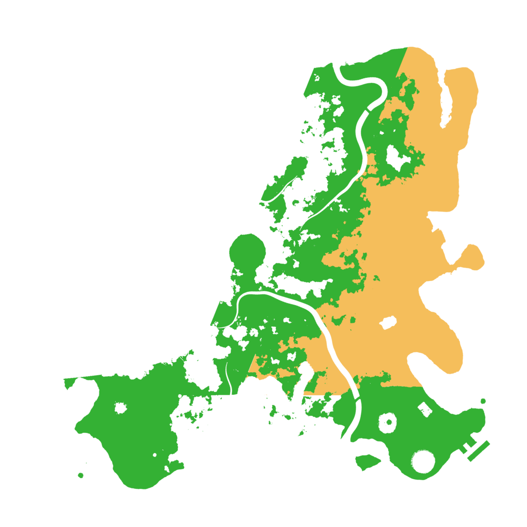 Biome Rust Map: Procedural Map, Size: 4000, Seed: 244816