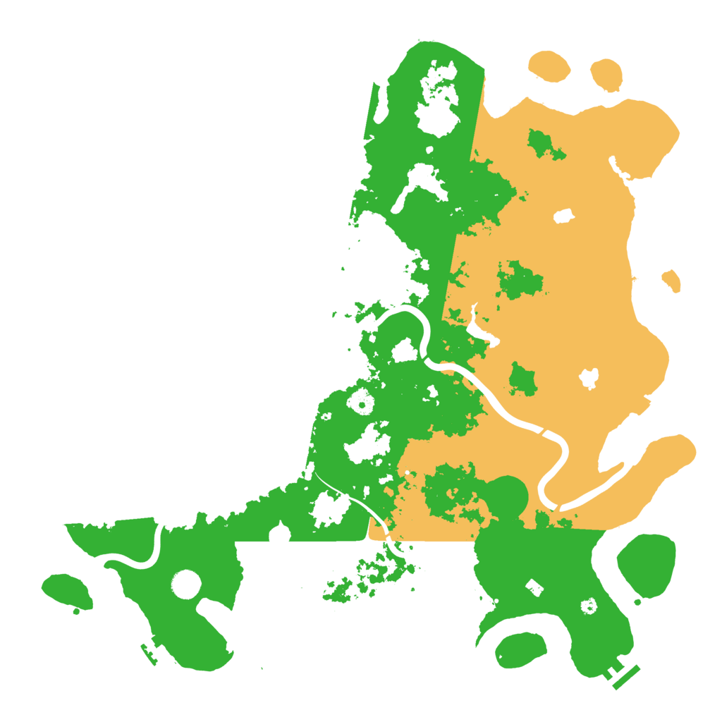 Biome Rust Map: Procedural Map, Size: 4500, Seed: 426657