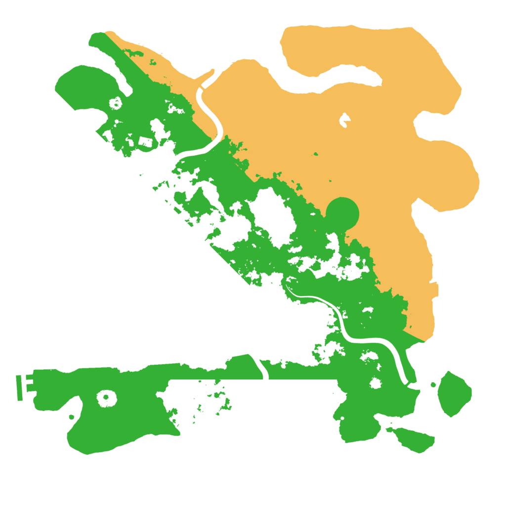Biome Rust Map: Procedural Map, Size: 4000, Seed: 384753