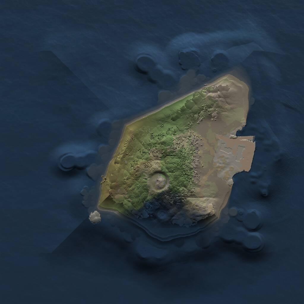 Rust Map: Procedural Map, Size: 1000, Seed: 780701653, 1 Monuments