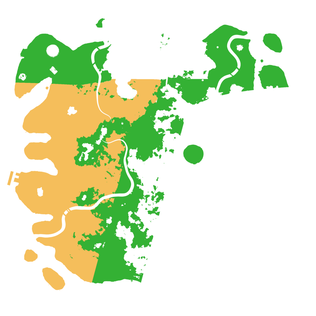 Biome Rust Map: Procedural Map, Size: 4500, Seed: 860573