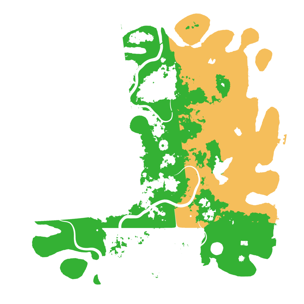 Biome Rust Map: Procedural Map, Size: 4500, Seed: 953072