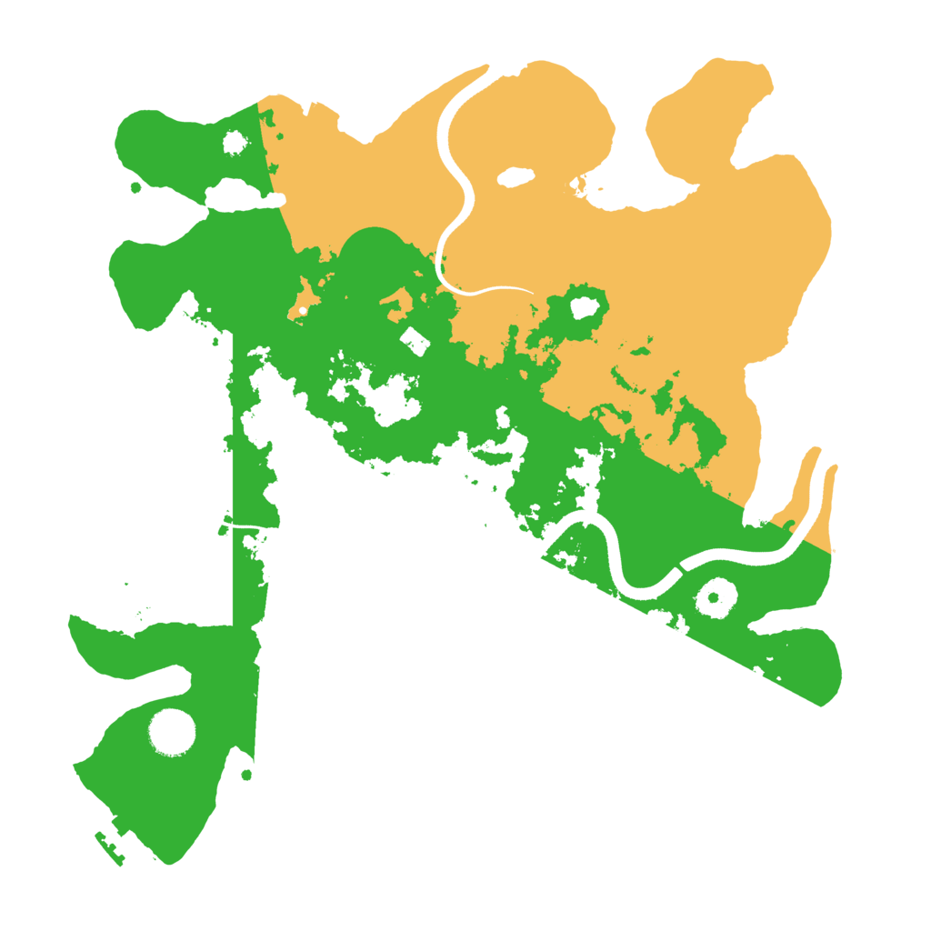 Biome Rust Map: Procedural Map, Size: 3500, Seed: 213990