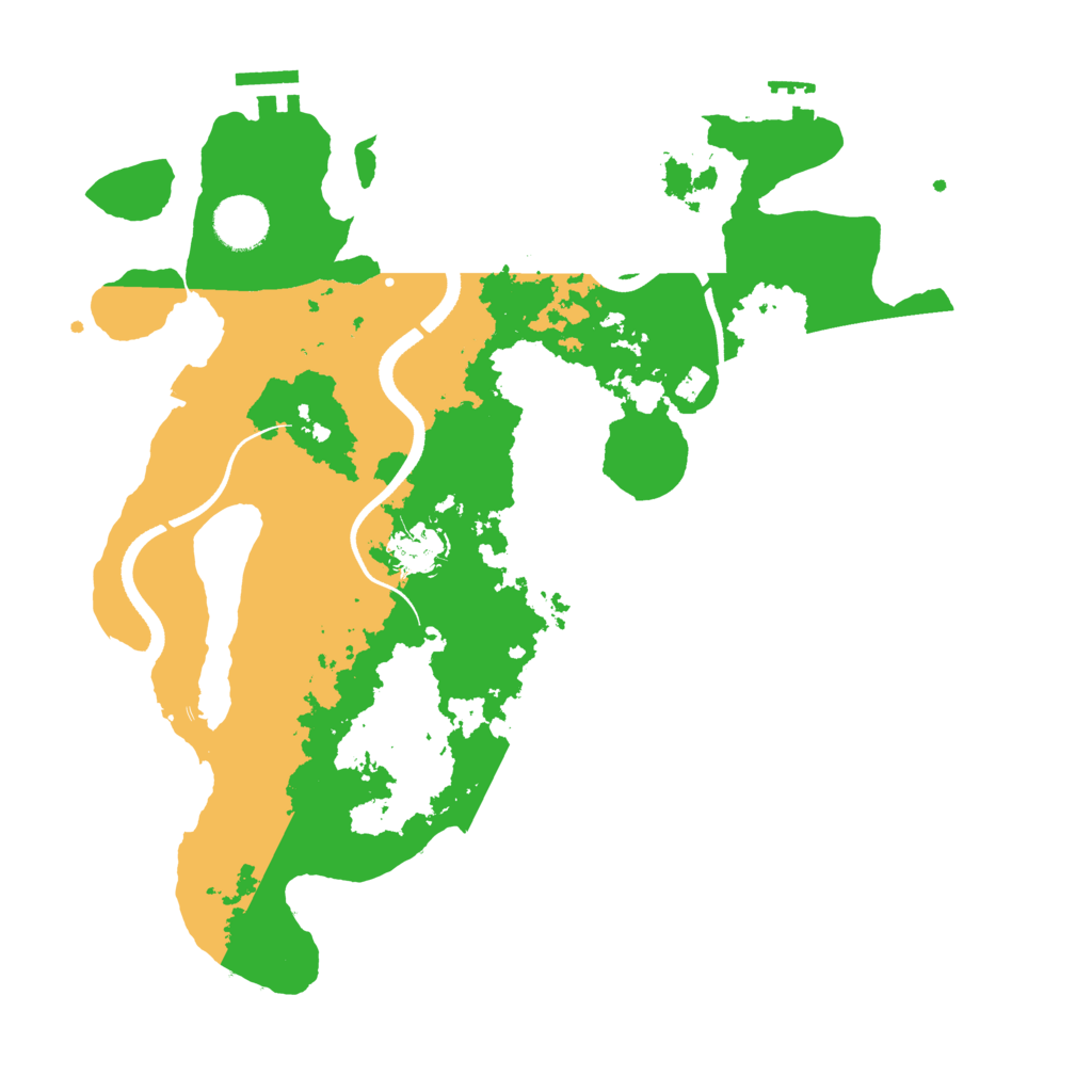 Biome Rust Map: Procedural Map, Size: 3500, Seed: 1737361048