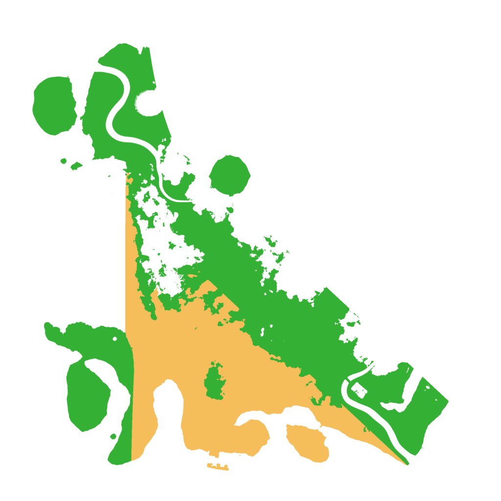 Biome Rust Map: Procedural Map, Size: 3500, Seed: 233835273