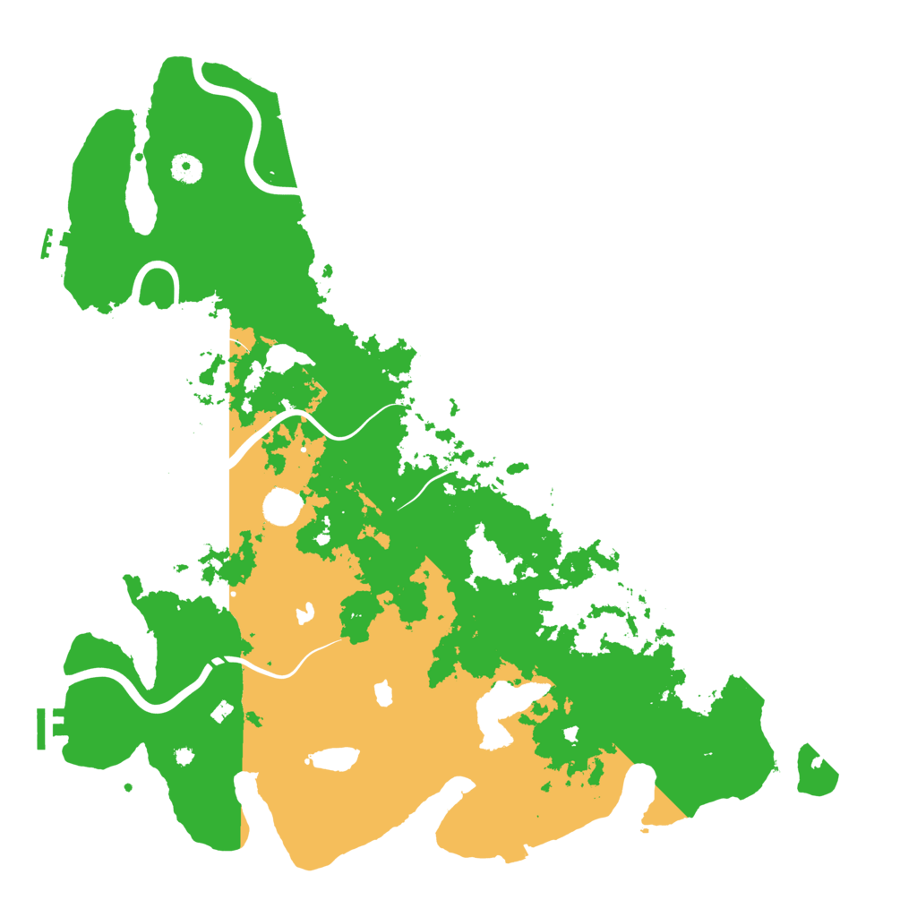Biome Rust Map: Procedural Map, Size: 4500, Seed: 281243165