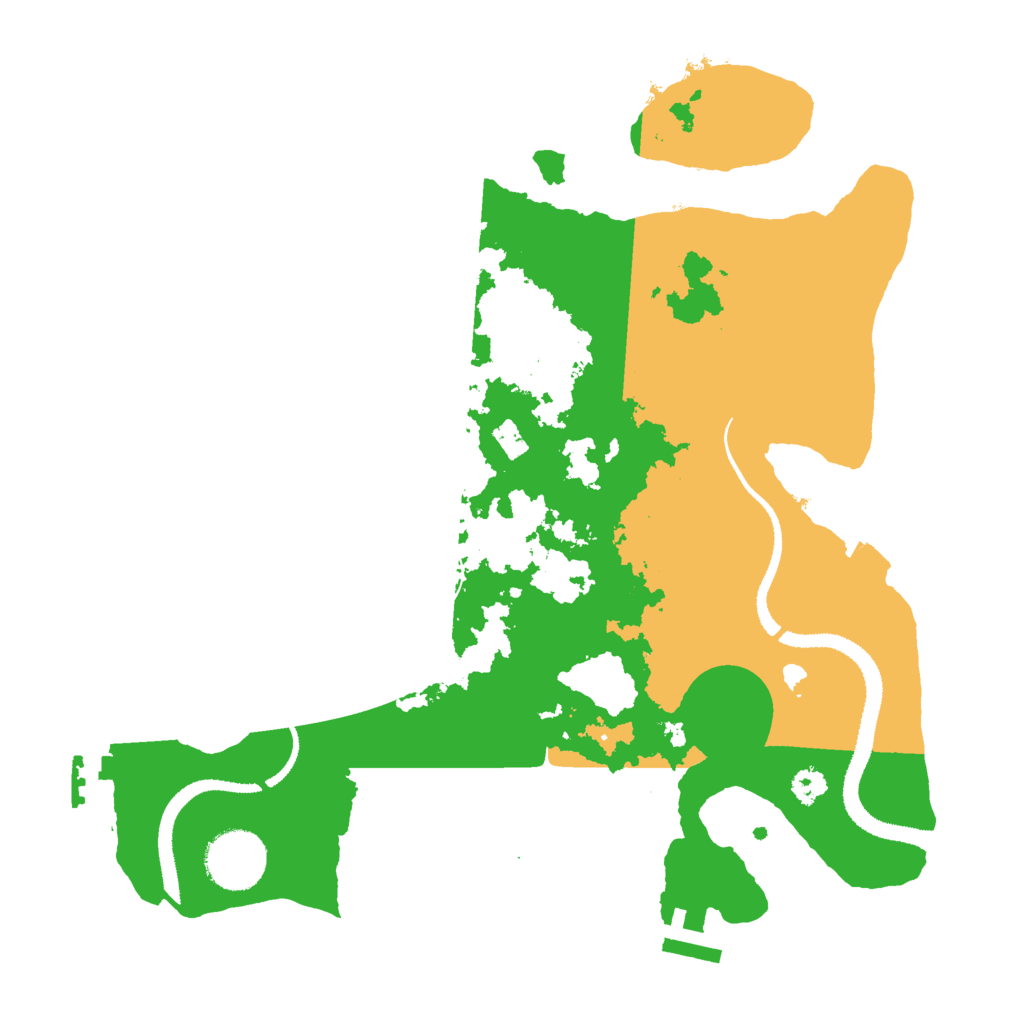 Biome Rust Map: Procedural Map, Size: 3000, Seed: 591880952