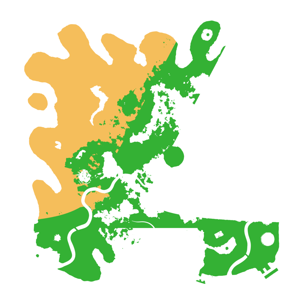 Biome Rust Map: Procedural Map, Size: 4000, Seed: 304386