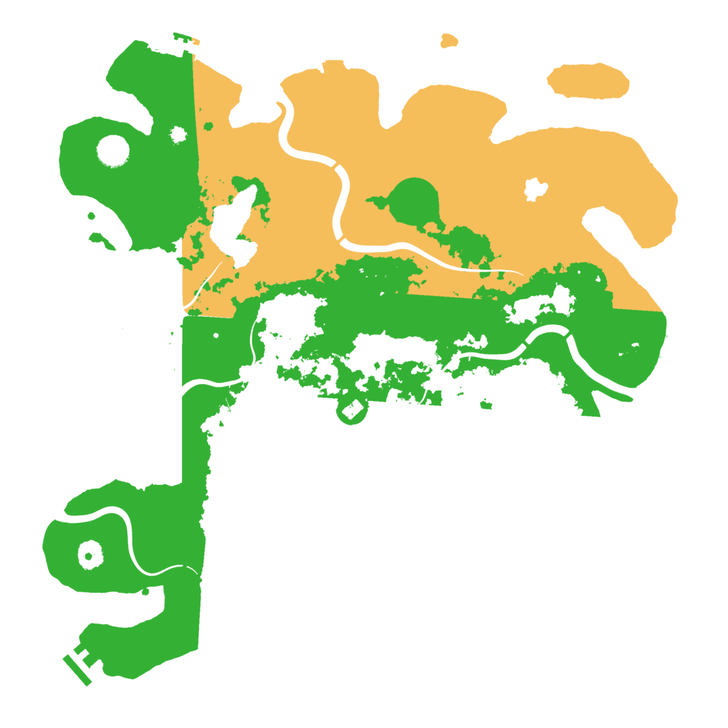 Biome Rust Map: Procedural Map, Size: 4000, Seed: 442553