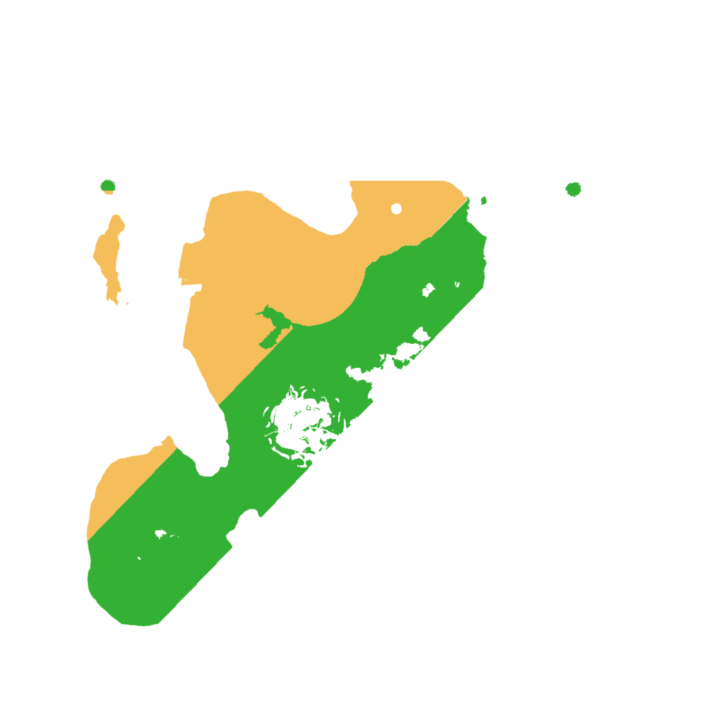 Biome Rust Map: Procedural Map, Size: 2000, Seed: 2089042709