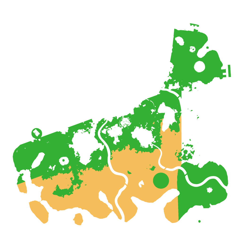 Biome Rust Map: Procedural Map, Size: 4000, Seed: 846334