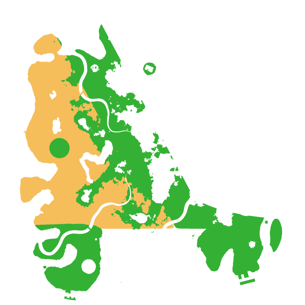 Biome Rust Map: Procedural Map, Size: 4000, Seed: 984828