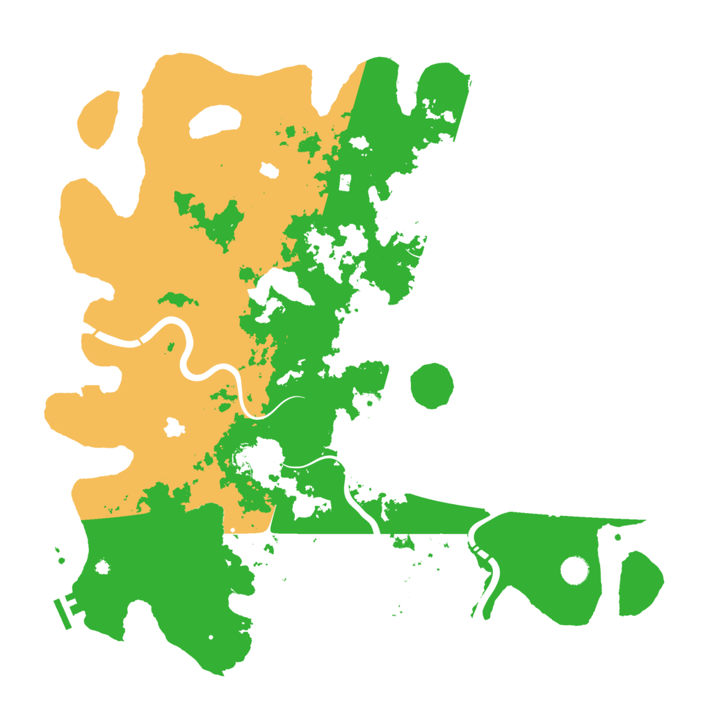 Biome Rust Map: Procedural Map, Size: 4500, Seed: 613038