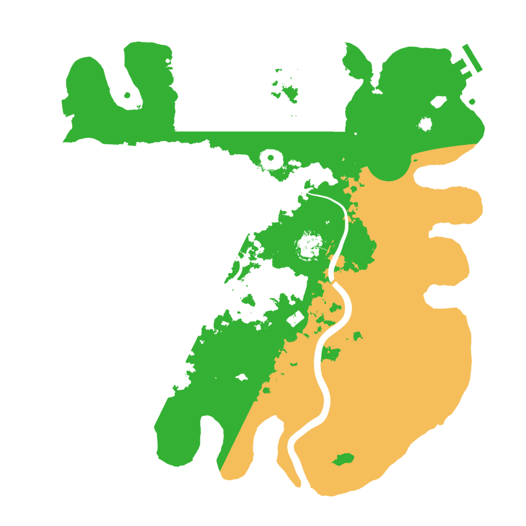 Biome Rust Map: Procedural Map, Size: 3500, Seed: 701880