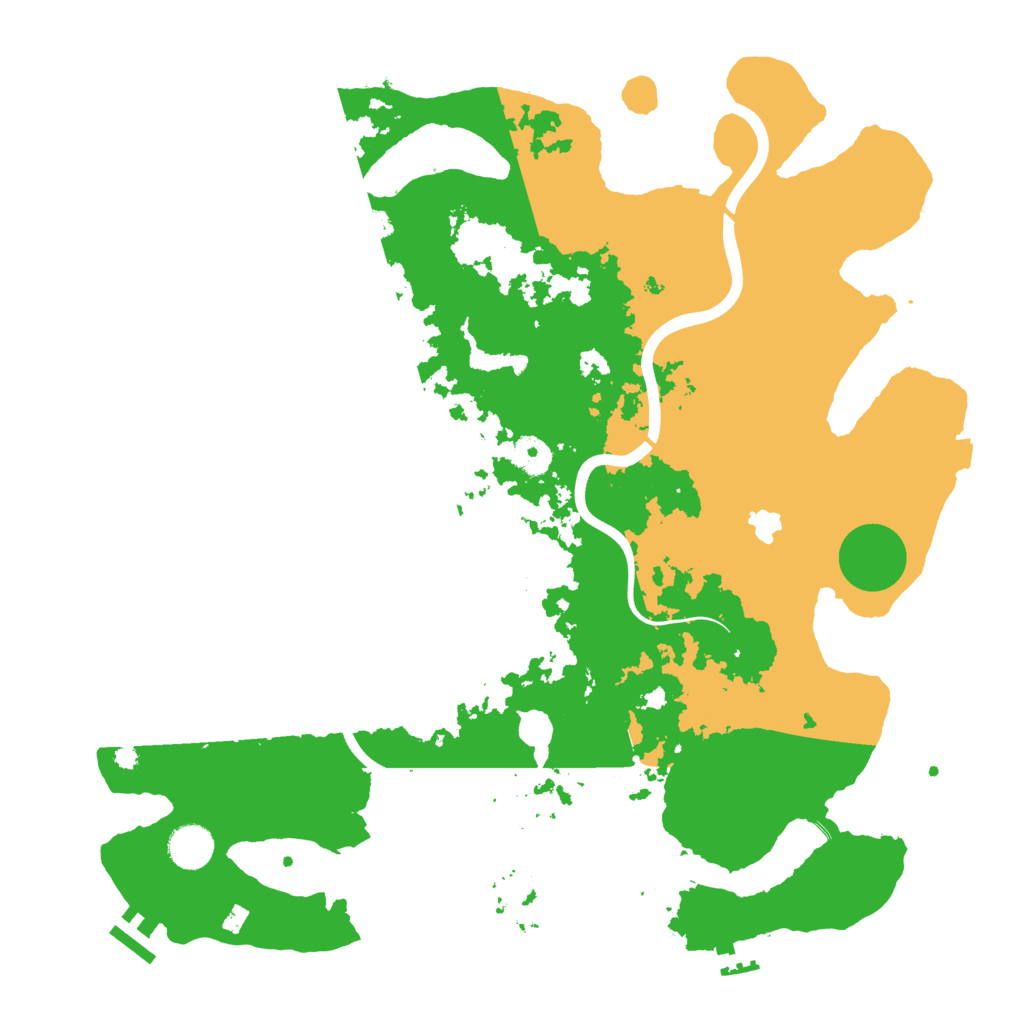 Biome Rust Map: Procedural Map, Size: 4000, Seed: 877881
