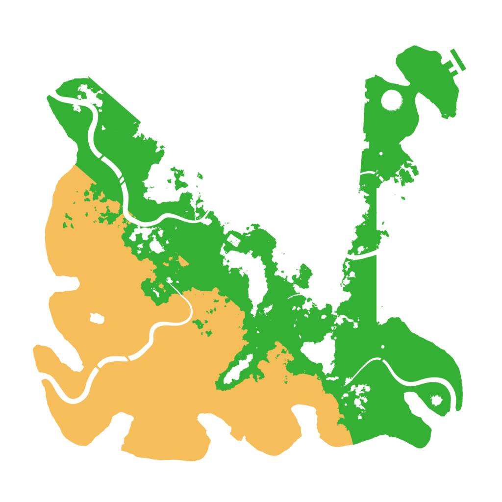 Biome Rust Map: Procedural Map, Size: 4250, Seed: 1067025931
