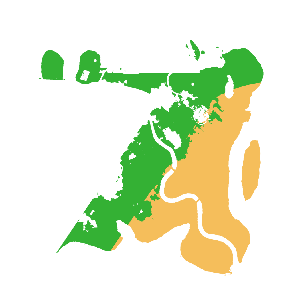 Biome Rust Map: Procedural Map, Size: 3000, Seed: 3781941