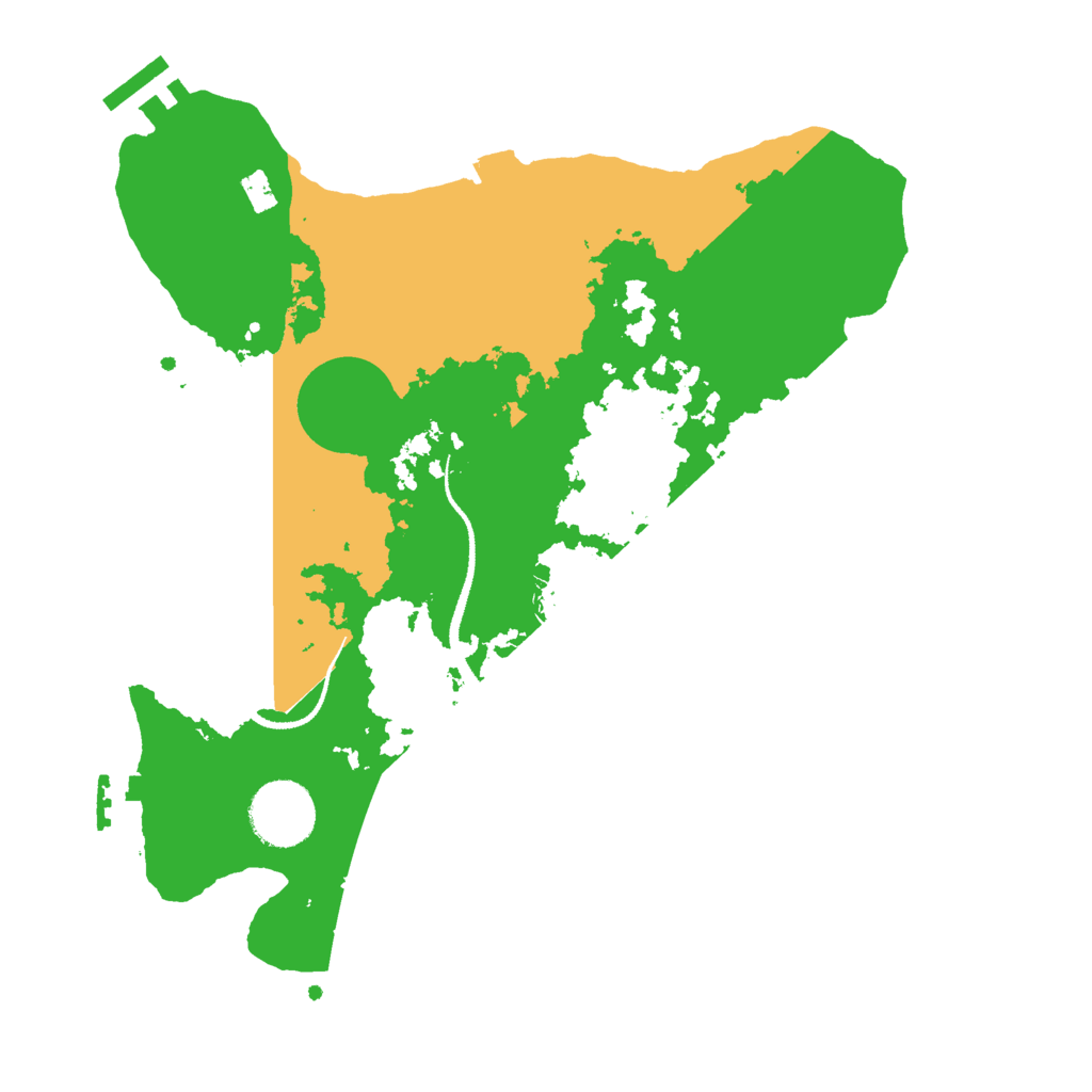 Biome Rust Map: Procedural Map, Size: 3000, Seed: 225980350