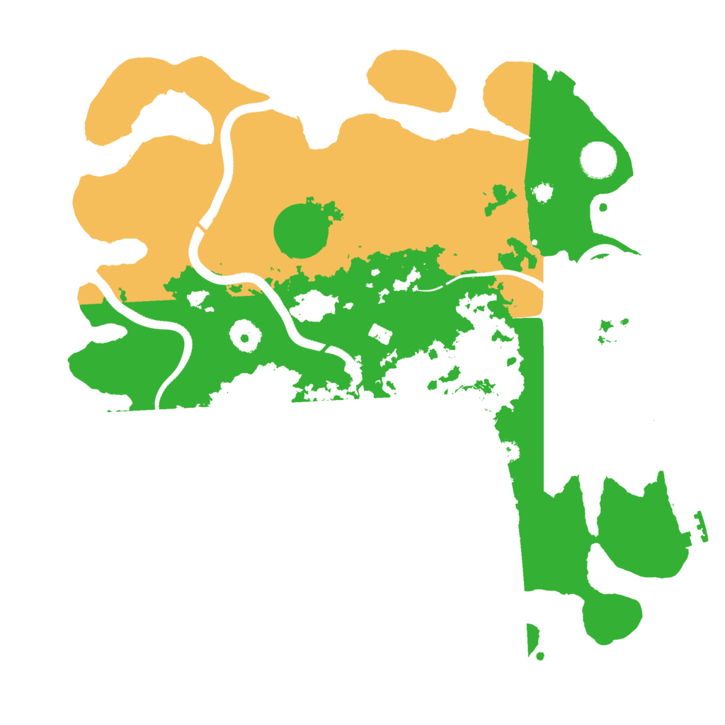 Biome Rust Map: Procedural Map, Size: 3500, Seed: 603290