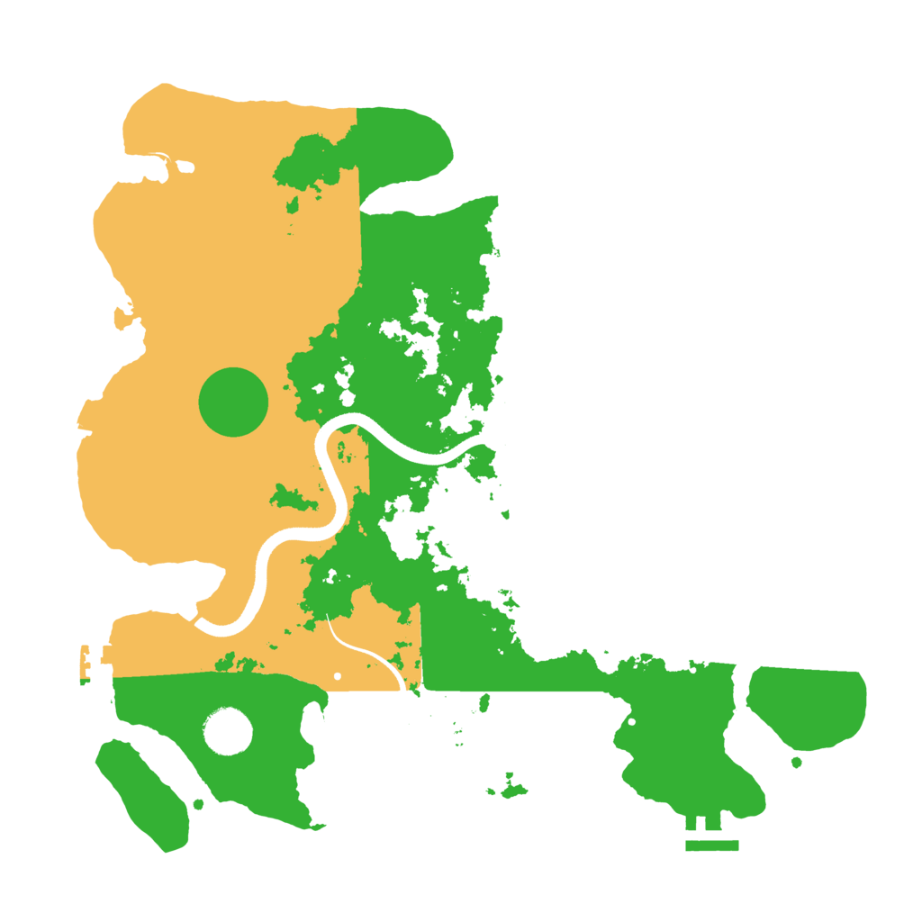 Biome Rust Map: Procedural Map, Size: 3500, Seed: 797361
