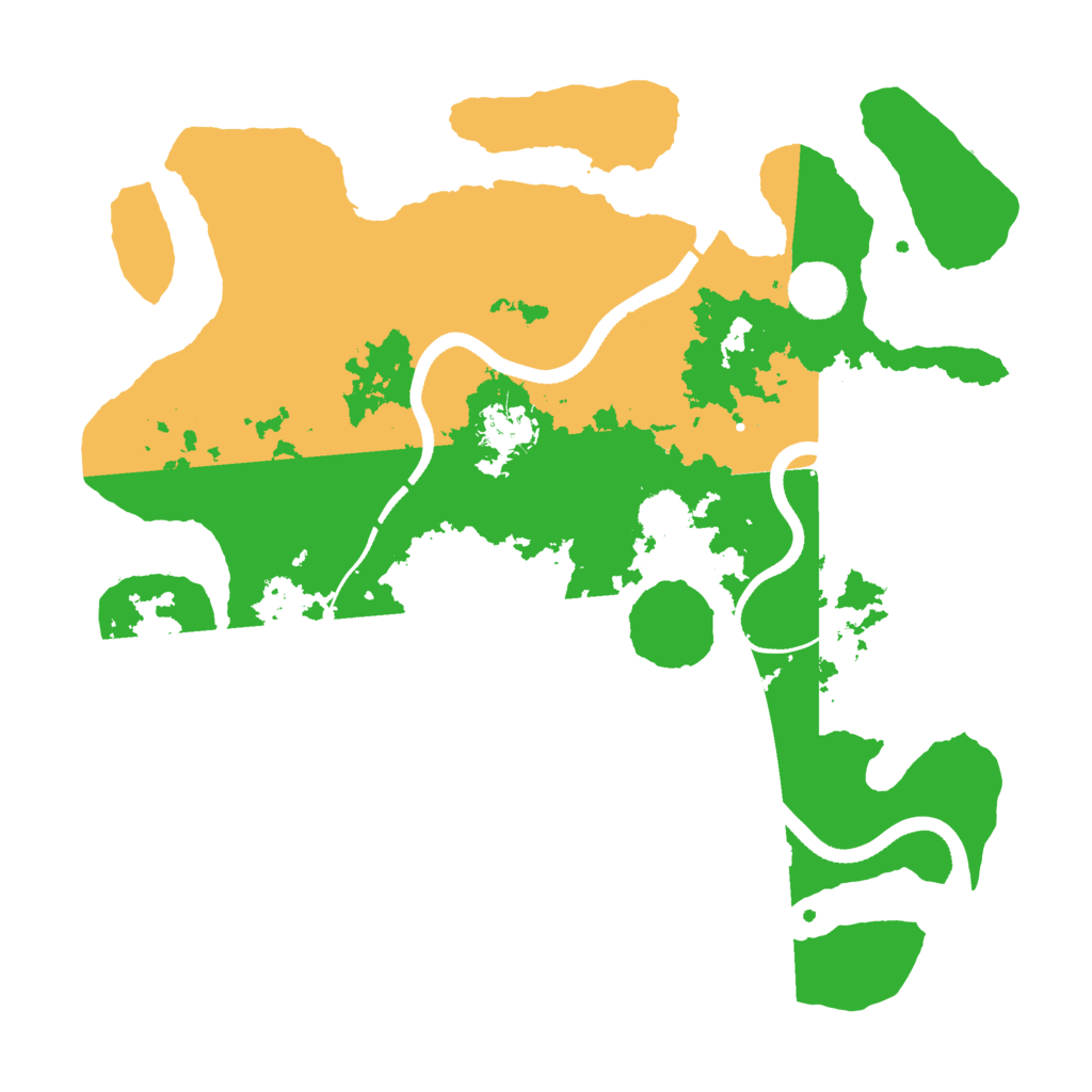 Biome Rust Map: Procedural Map, Size: 3500, Seed: 730178