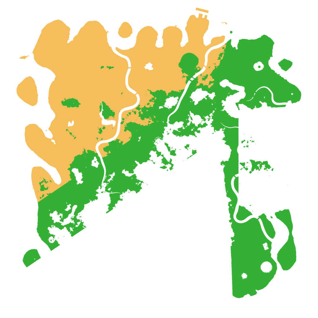 Biome Rust Map: Procedural Map, Size: 5000, Seed: 1857316538