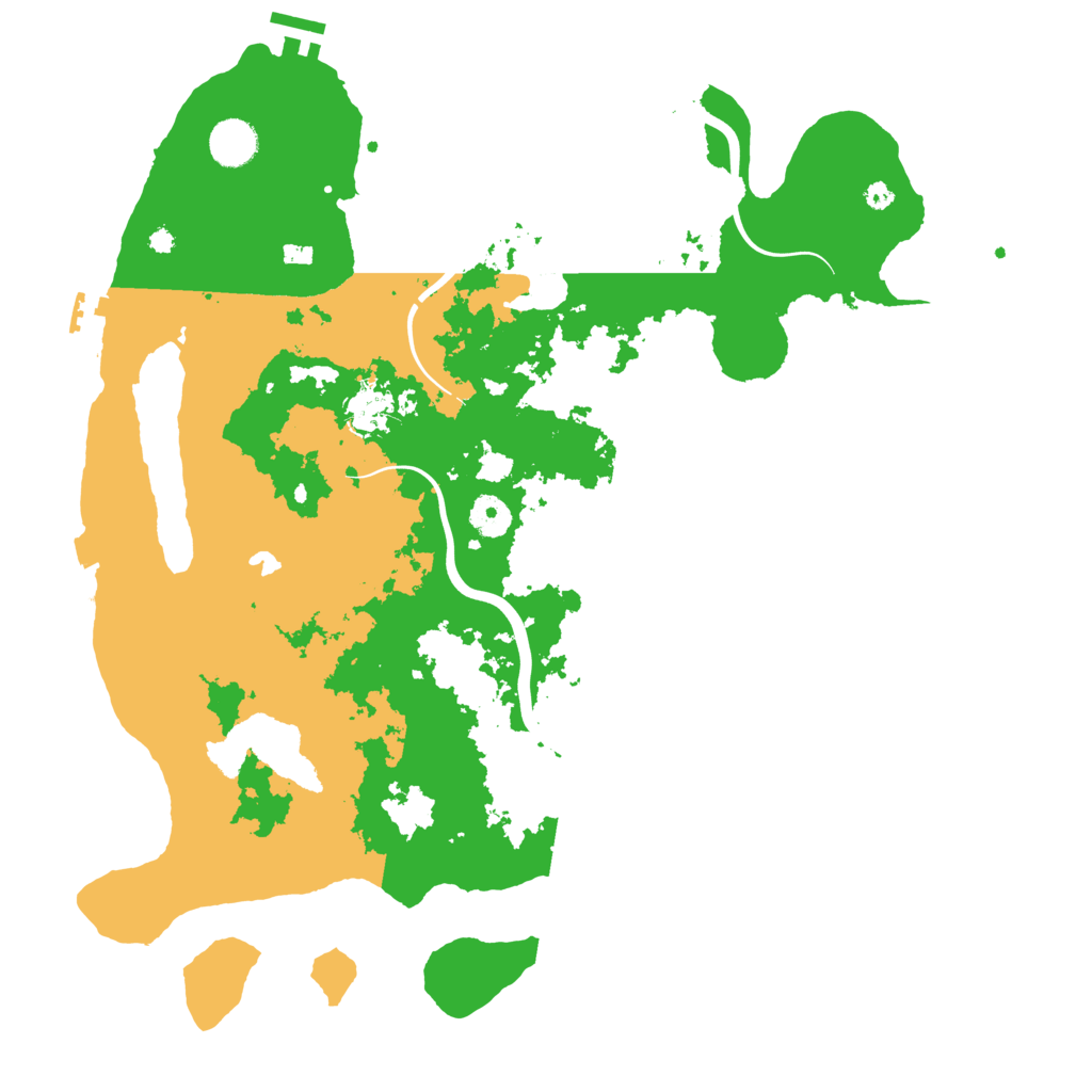 Biome Rust Map: Procedural Map, Size: 4000, Seed: 321181