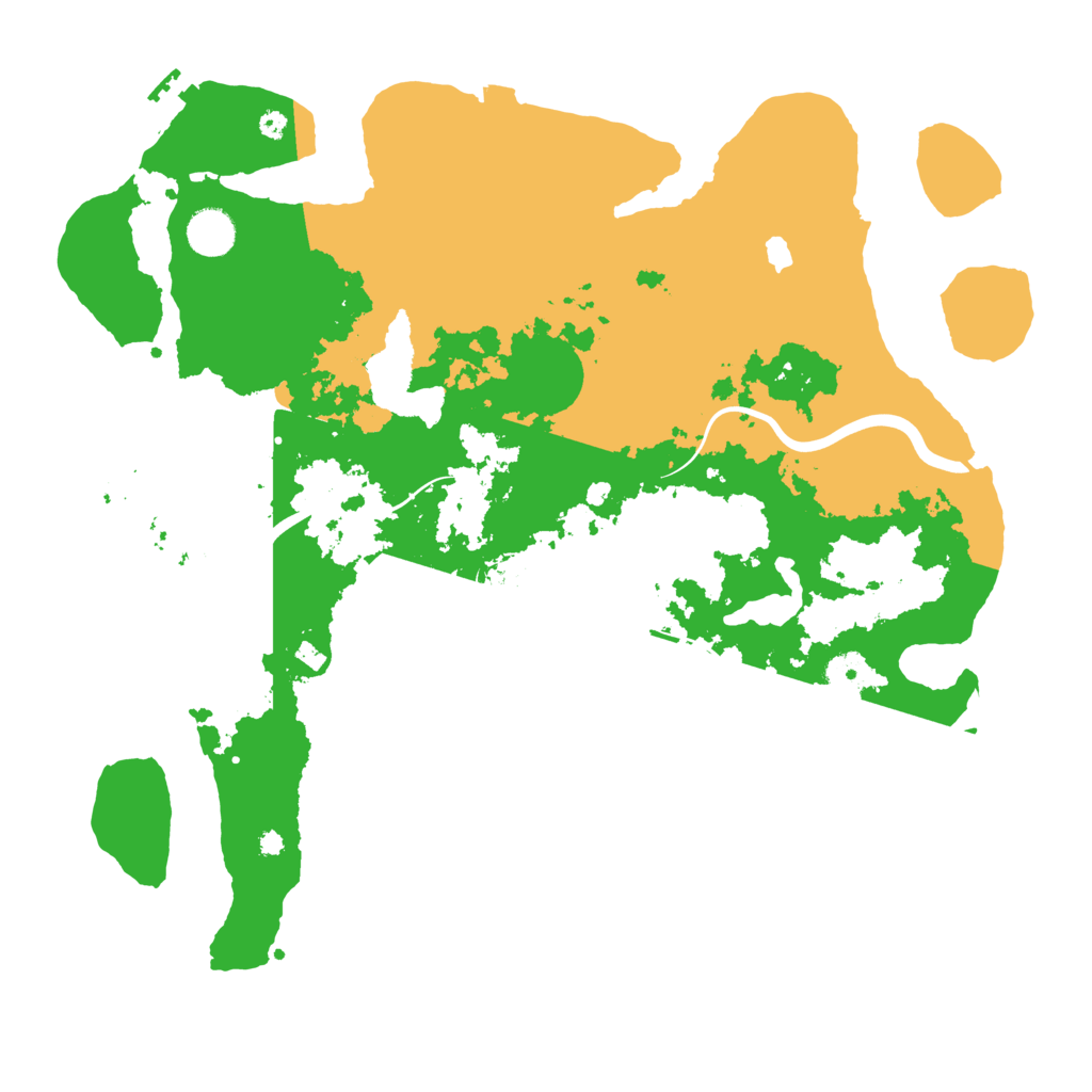 Biome Rust Map: Procedural Map, Size: 4000, Seed: 858853