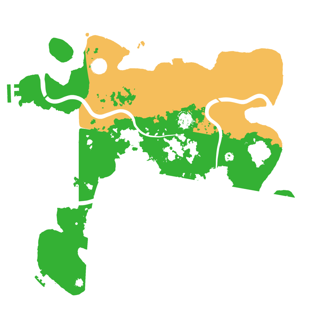 Biome Rust Map: Procedural Map, Size: 3500, Seed: 808252
