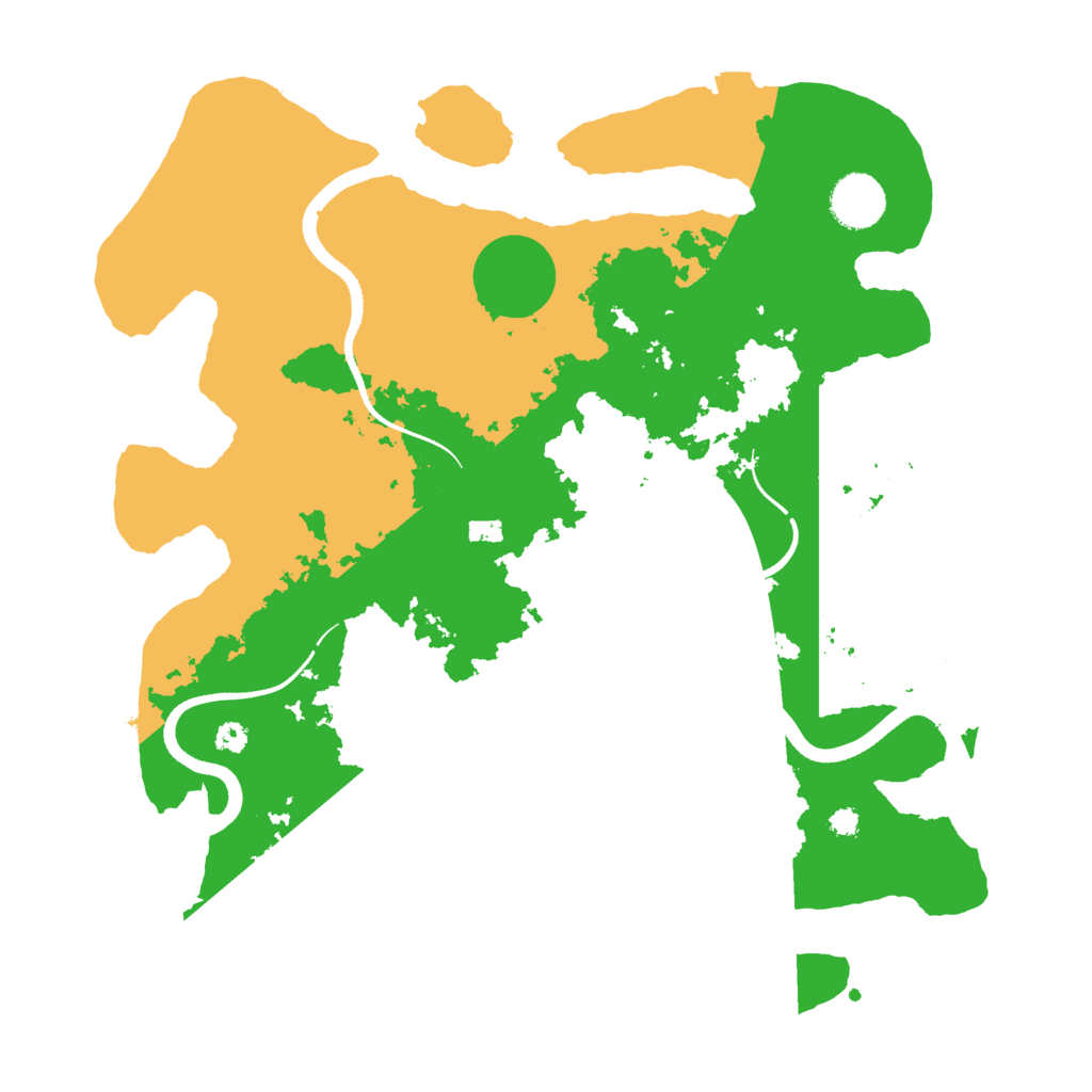Biome Rust Map: Procedural Map, Size: 3500, Seed: 643789132