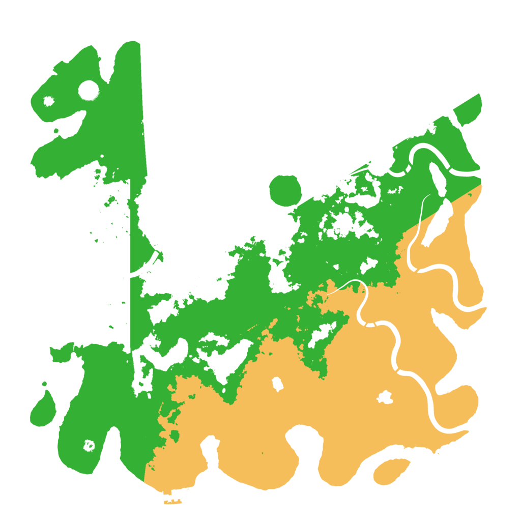 Biome Rust Map: Procedural Map, Size: 4500, Seed: 221858
