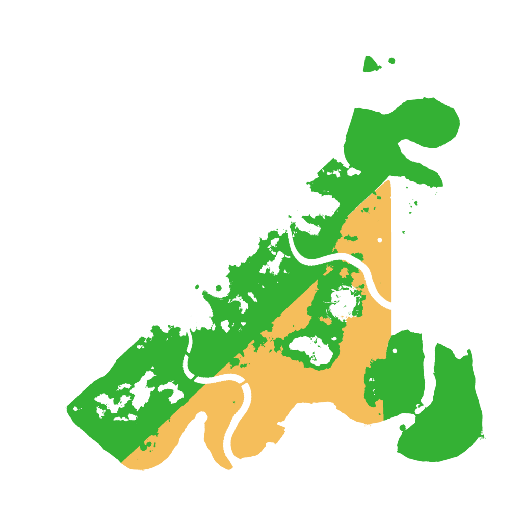 Biome Rust Map: Procedural Map, Size: 3200, Seed: 932342999