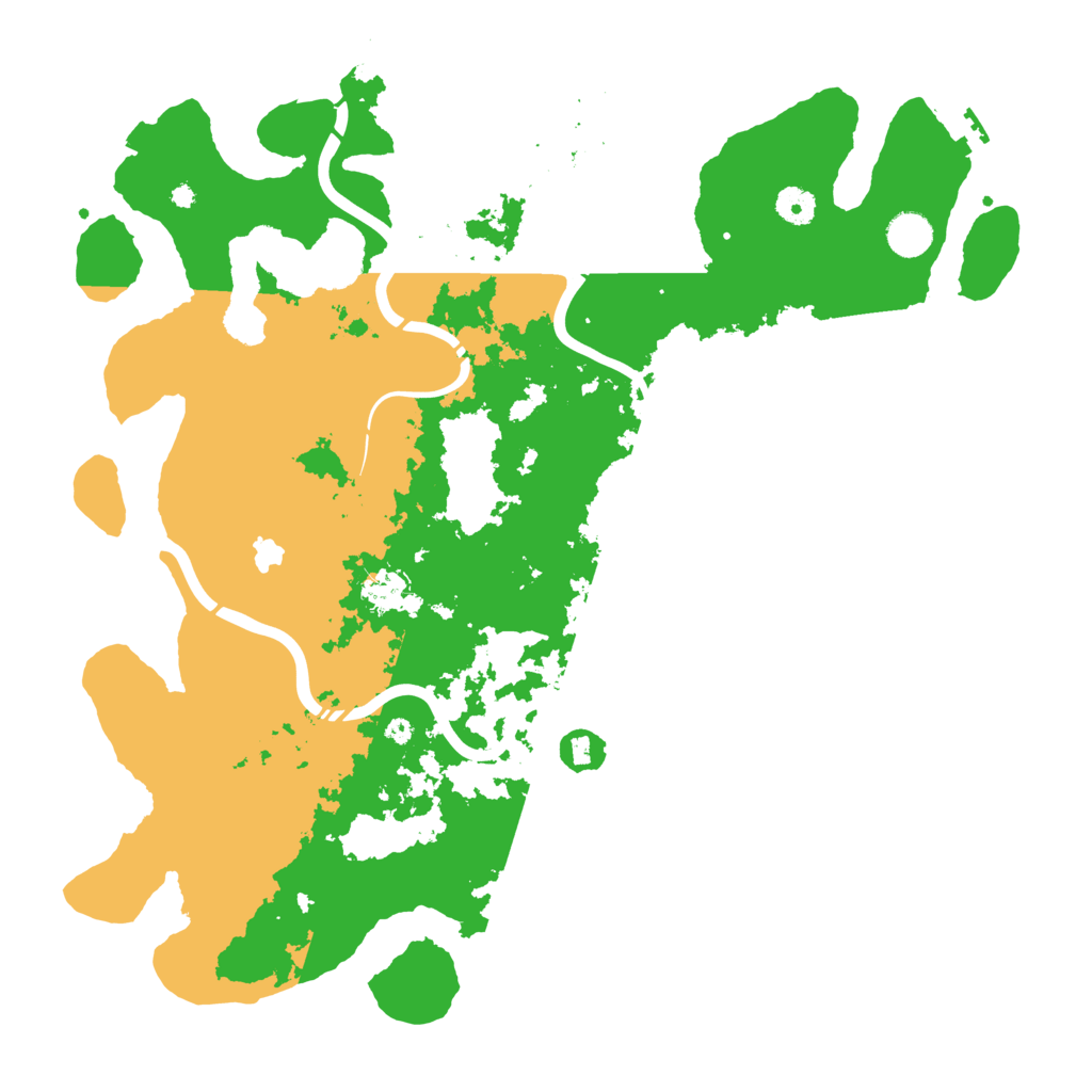 Biome Rust Map: Procedural Map, Size: 4258, Seed: 45435345