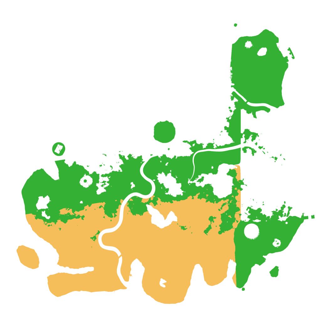 Biome Rust Map: Procedural Map, Size: 4000, Seed: 491647