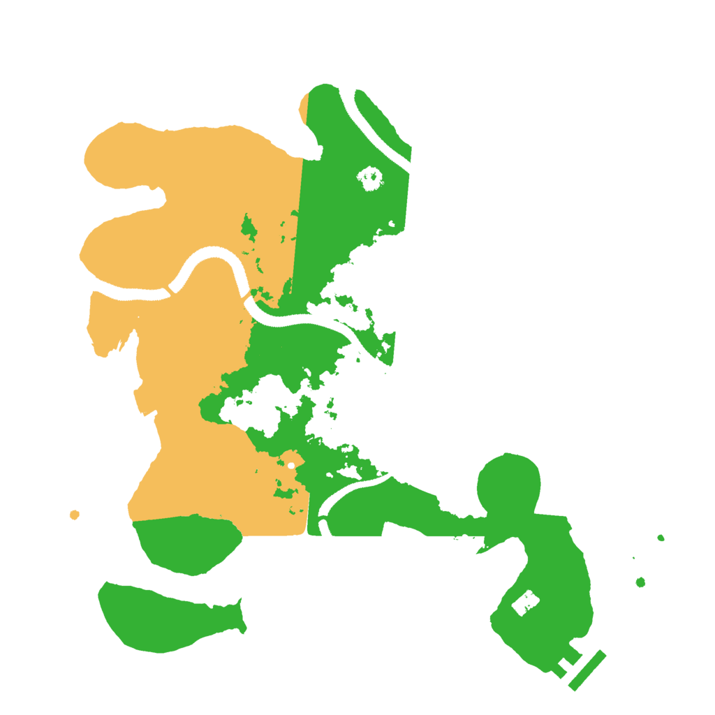 Biome Rust Map: Procedural Map, Size: 3000, Seed: 951946301