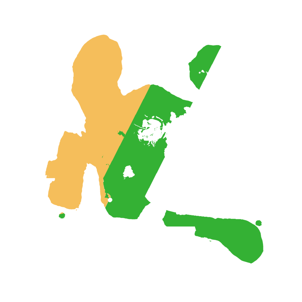 Biome Rust Map: Procedural Map, Size: 2000, Seed: 246352