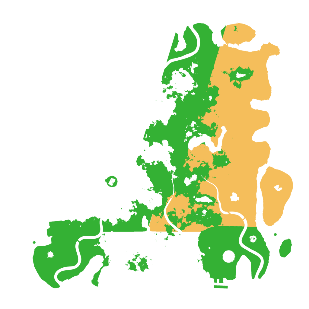 Biome Rust Map: Procedural Map, Size: 4500, Seed: 20081985