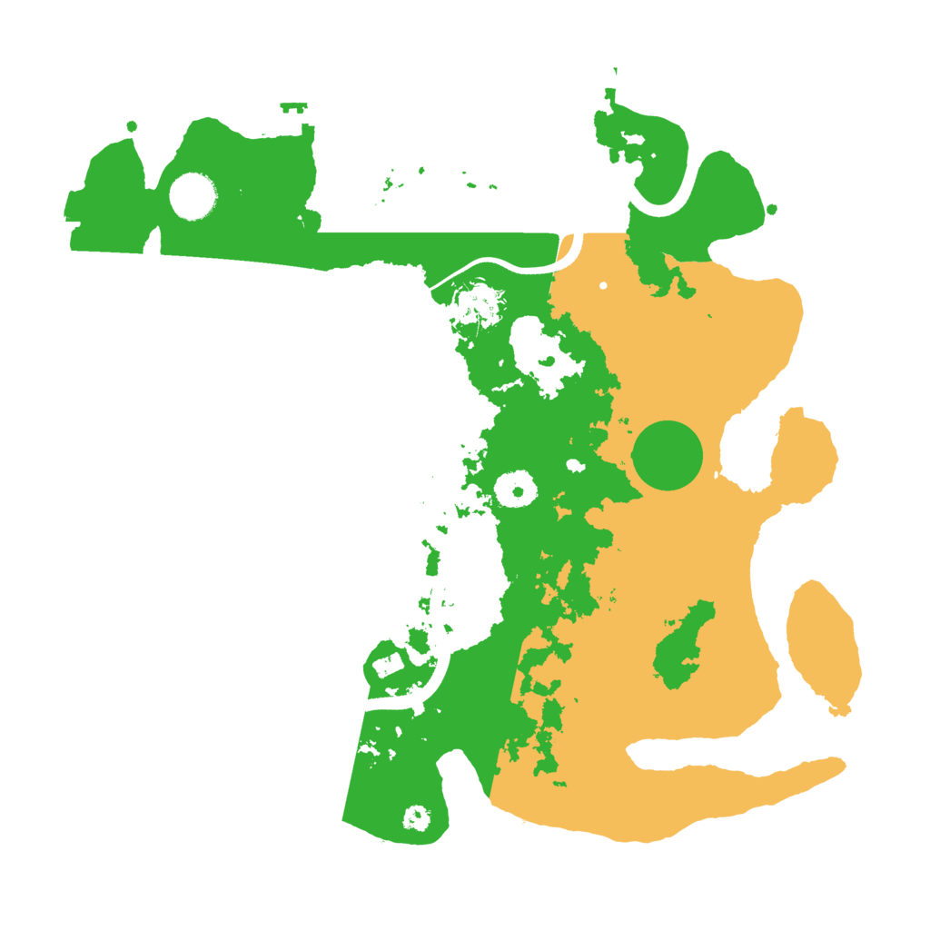 Biome Rust Map: Procedural Map, Size: 3500, Seed: 887052