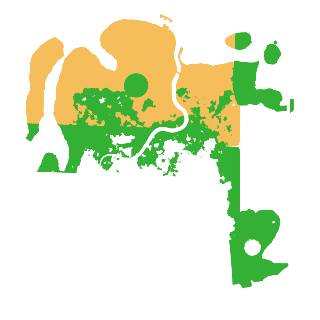 Biome Rust Map: Procedural Map, Size: 3500, Seed: 938201