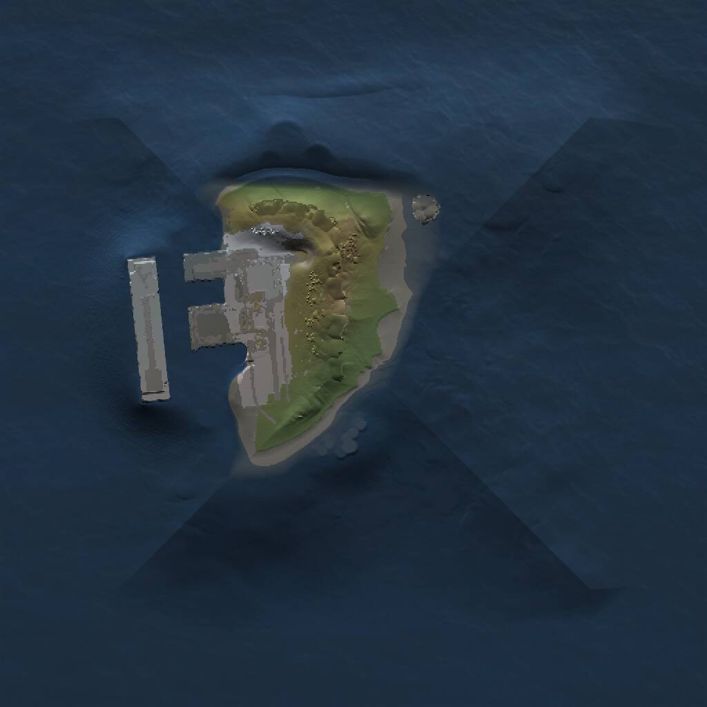 Rust Map: Procedural Map, Size: 1000, Seed: 1999078507, 2 Monuments