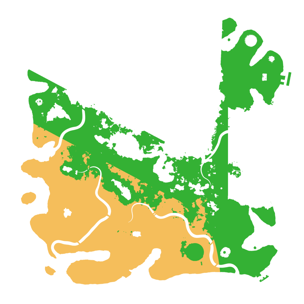 Biome Rust Map: Procedural Map, Size: 4500, Seed: 284673