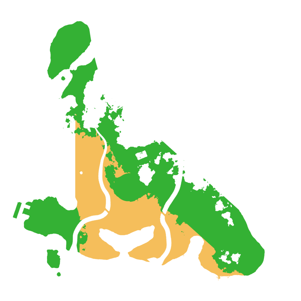 Biome Rust Map: Procedural Map, Size: 3000, Seed: 718425672