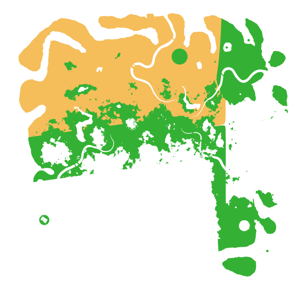 Biome Rust Map: Procedural Map, Size: 5000, Seed: 529602533