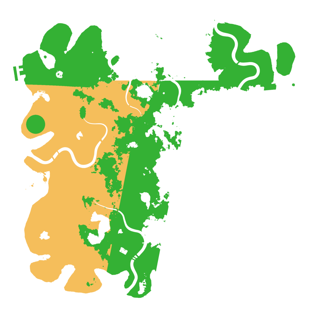 Biome Rust Map: Procedural Map, Size: 4500, Seed: 521711