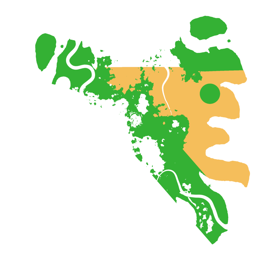 Biome Rust Map: Procedural Map, Size: 3500, Seed: 847028898