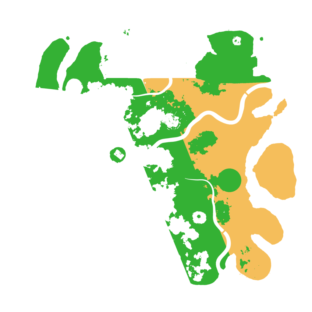 Biome Rust Map: Procedural Map, Size: 3500, Seed: 1801862296