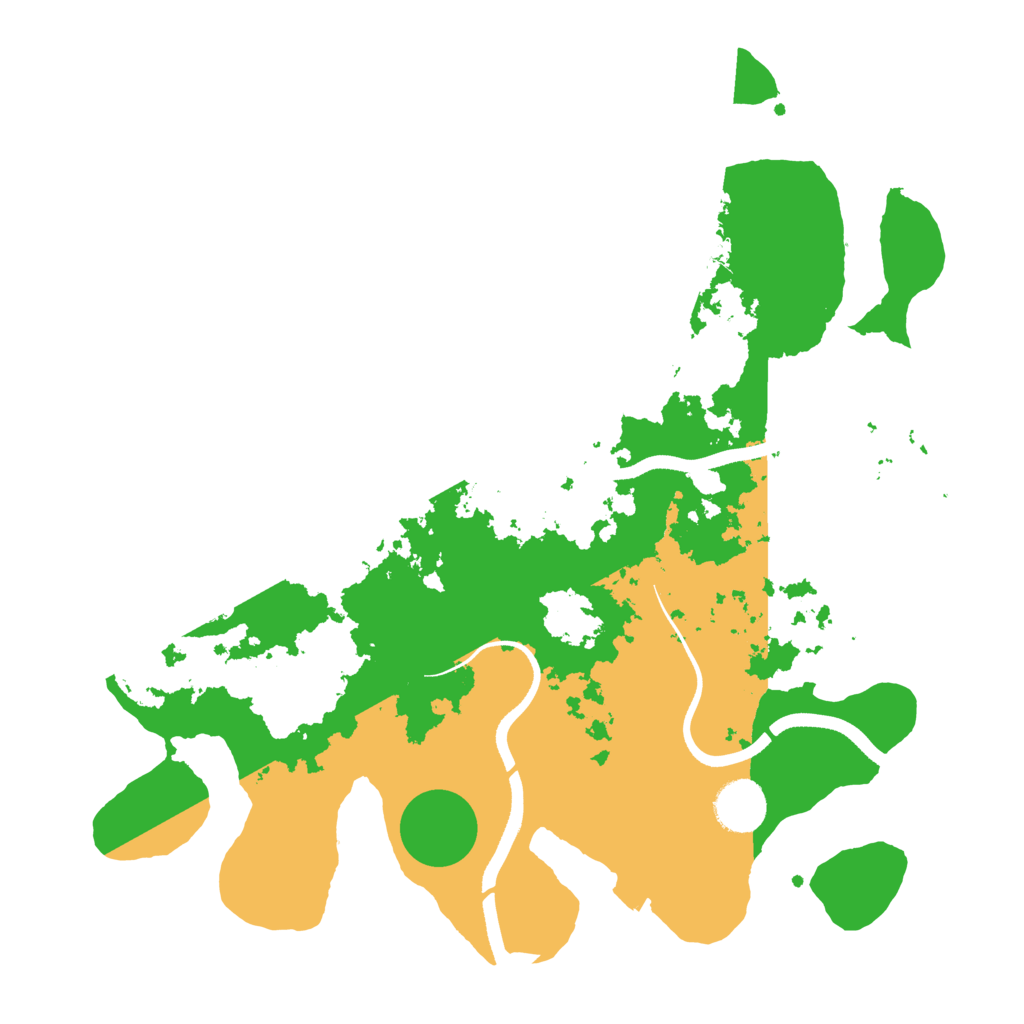 Biome Rust Map: Procedural Map, Size: 3500, Seed: 830992