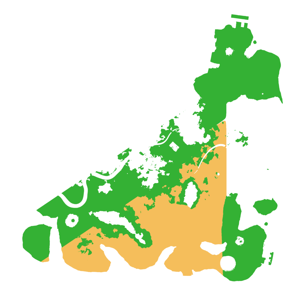 Biome Rust Map: Procedural Map, Size: 3500, Seed: 602947