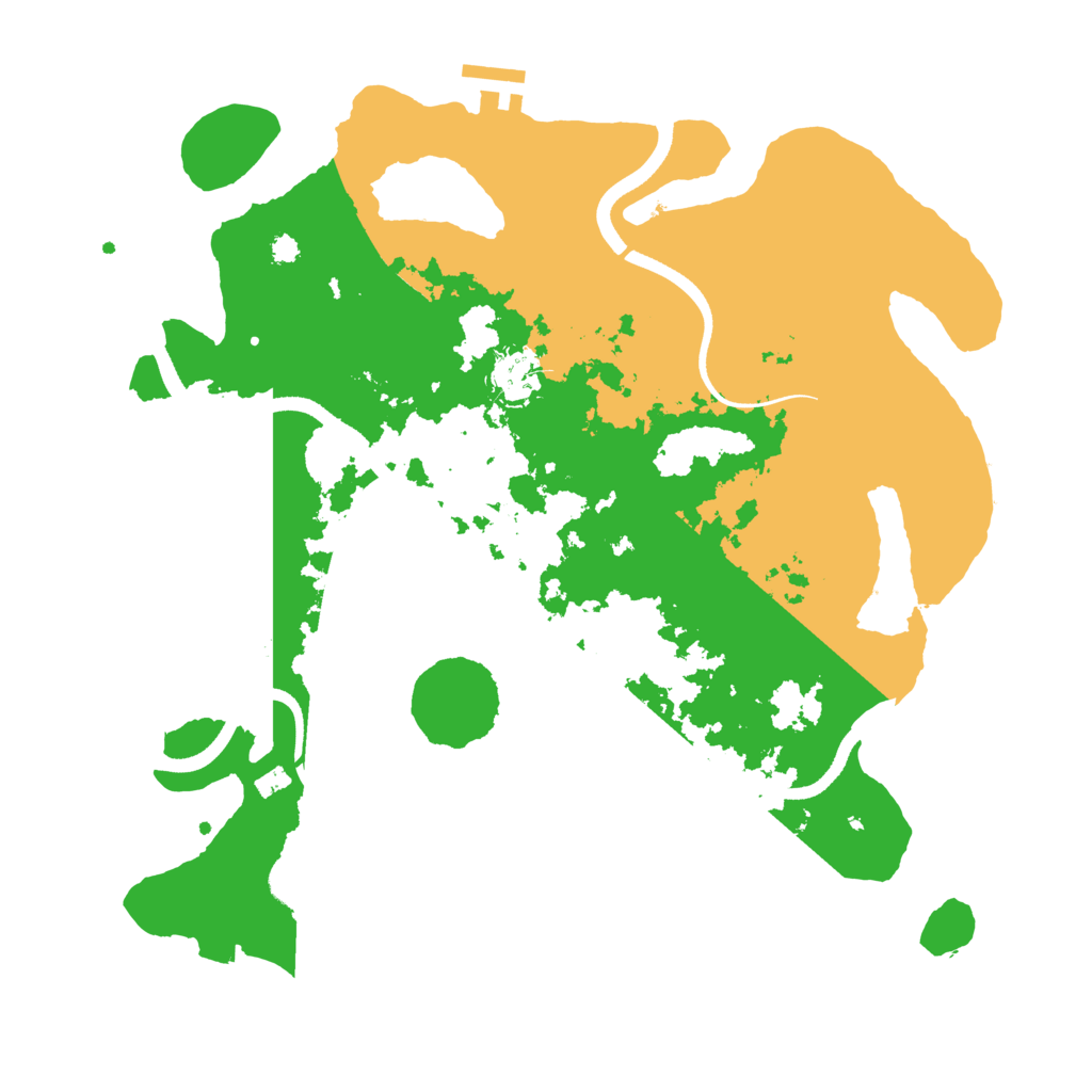 Biome Rust Map: Procedural Map, Size: 3500, Seed: 353050